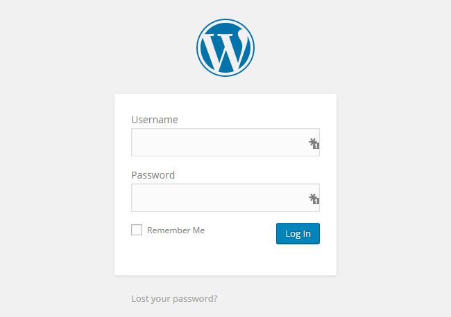 WordPress E-Commerce Login