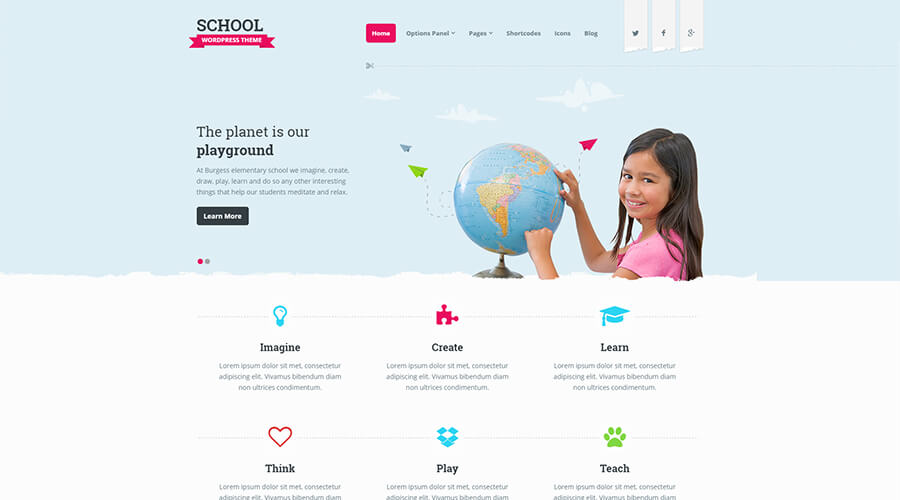 WordPress Education Themes: School