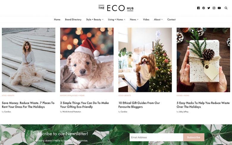 The Eco Hub WordPress Theme