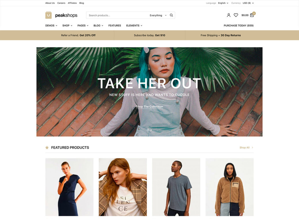 PeakShops Premium WordPress Theme