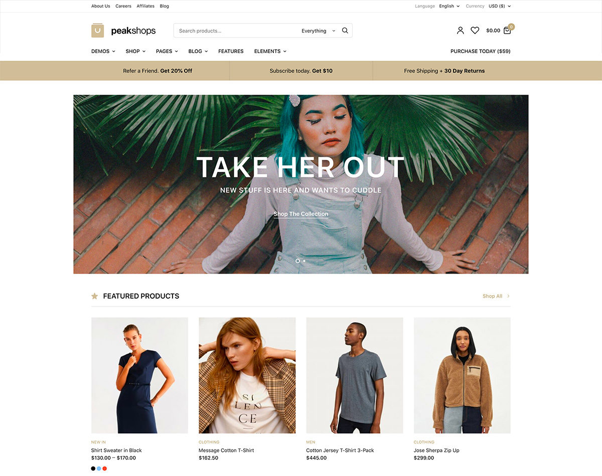 PeakShops - Fastest WooCommerce Theme