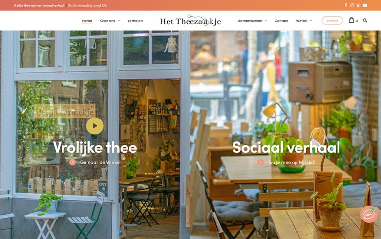 Het Theezaakje WordPress Theme
