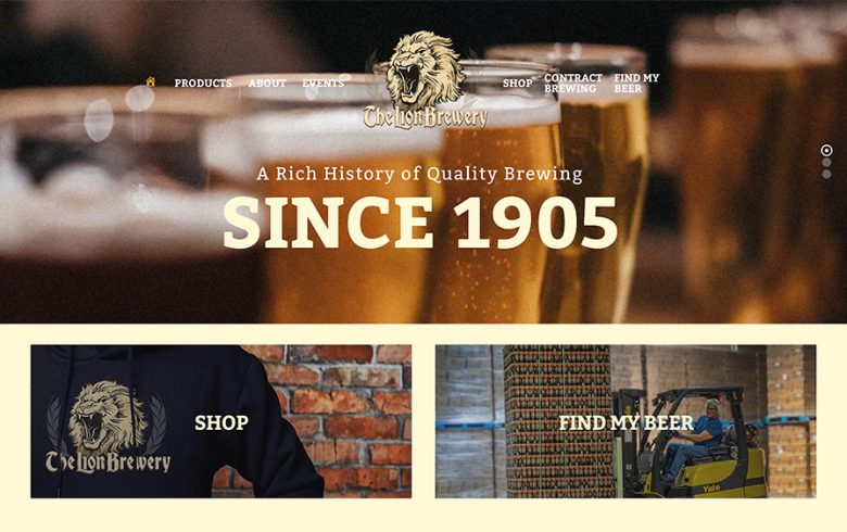 The Lion Brewery WordPress Theme