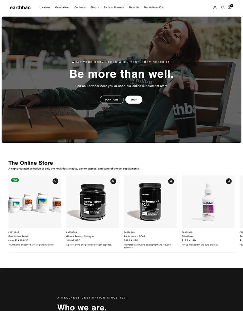 Earthbar Shopify Theme
